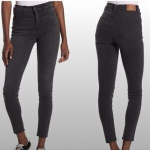 Madewell 9" Mid Rise‎ Skinny Raw Edge Jean Sz 24